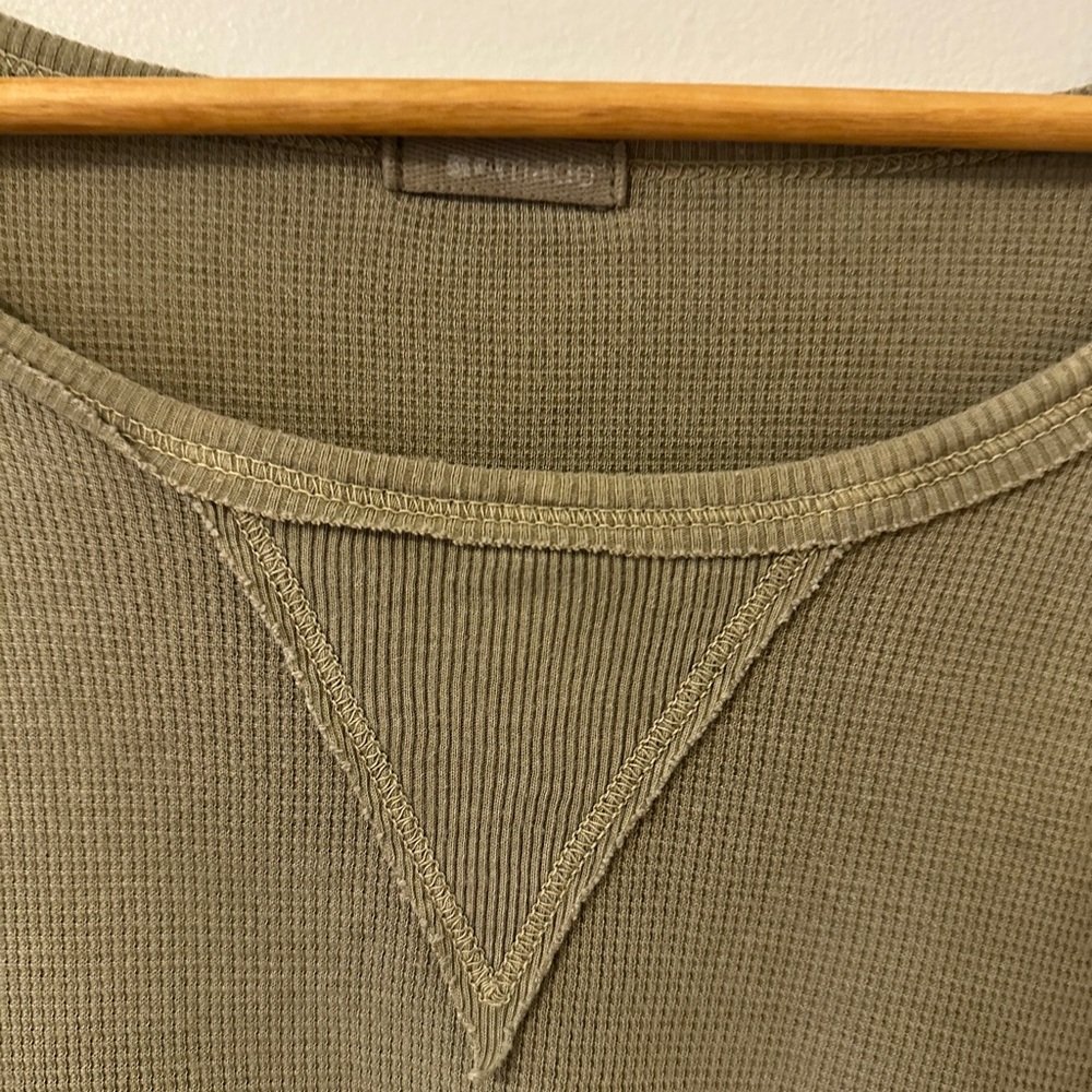 LA Made Long Sleeve Tee in Olive Green | Size Small - Picture 3 of 7
